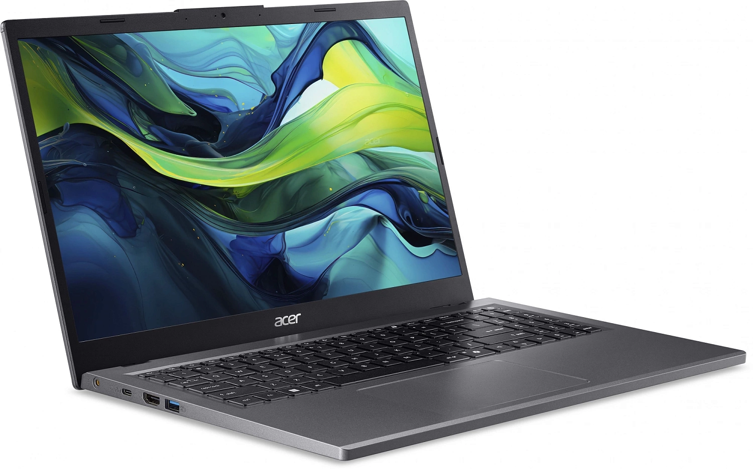 Ноутбук Acer Aspire 15 A15-41M-R10L Ryzen 7 8840HS 16Gb SSD1Tb AMD Radeon 15.6" IPS FHD (1920x1080) noOS metall WiFi BT Cam (NX.KX9CD.004)