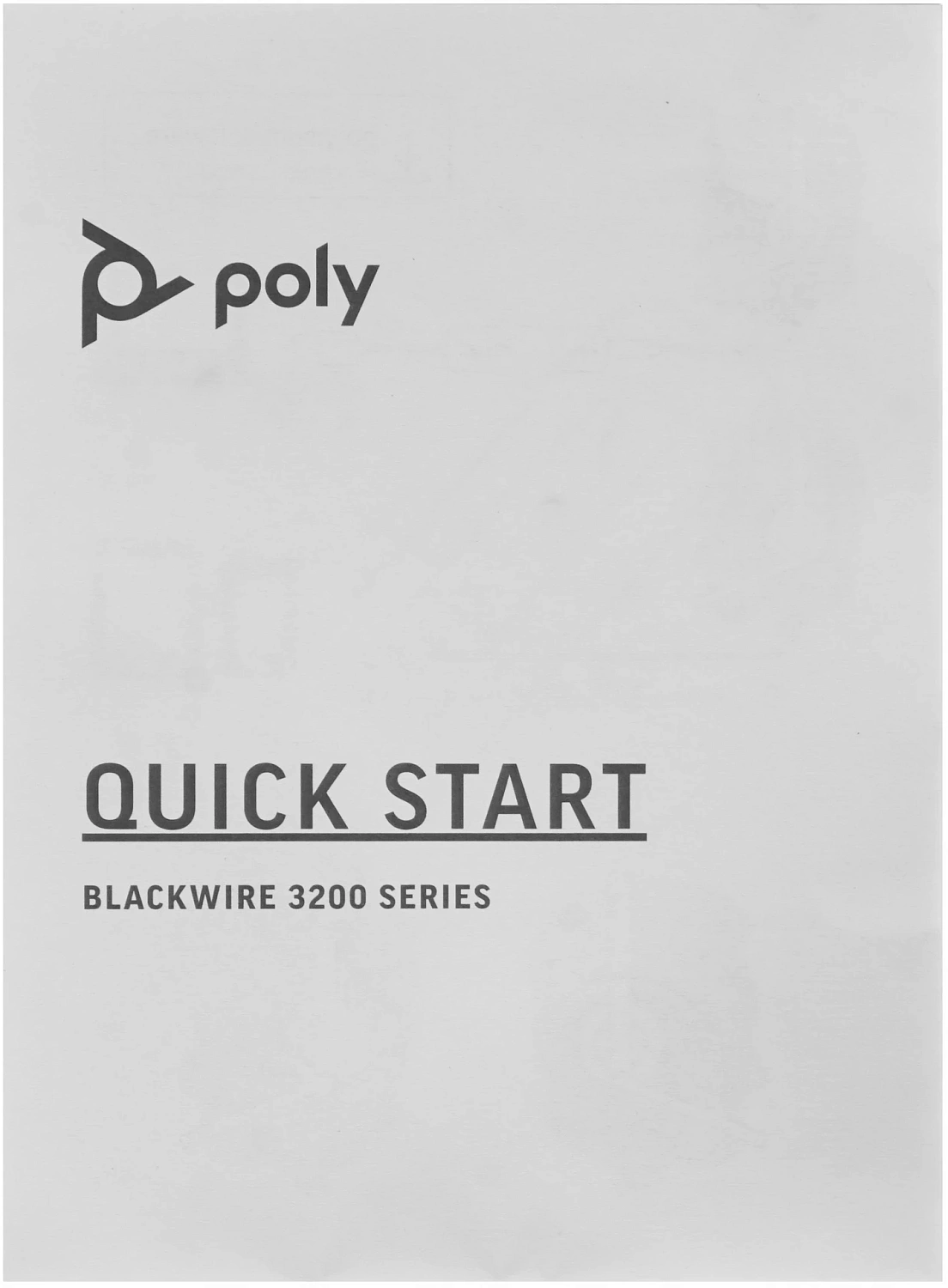 Наушники с микрофоном Poly Blackwire 3220 черный (8X228A6)