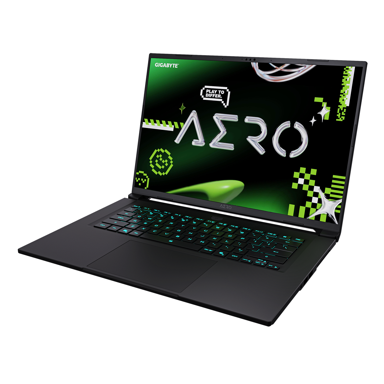 Ноутбук Gigabyte AERO X16 3VH AMD Ryzen 7 260/16Gb (1*16 D5)/SSD512Gb/RTX5060 8Gb (85W)/16"/IPS/WQXGA/2560x1600/165Hz/NoOS/RJ-45/Space Gray/1.9kg