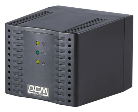 Стабилизатор напряжения 3000VA/1500W, черный