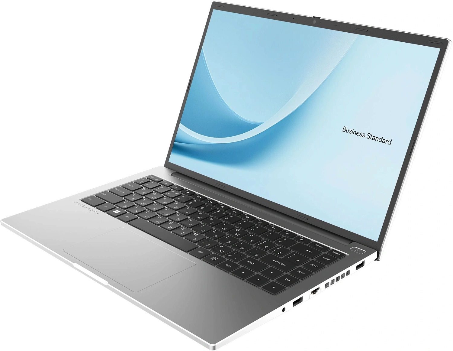 Ноутбук Maibenben B114B-R566UM Ryzen 5 6600H 16Gb SSD512Gb AMD Radeon 14.5" IPS 3K (3072x1920) Windows 11 Pro silver WiFi BT Cam (B114B-R566UMFQSPSRE1)
