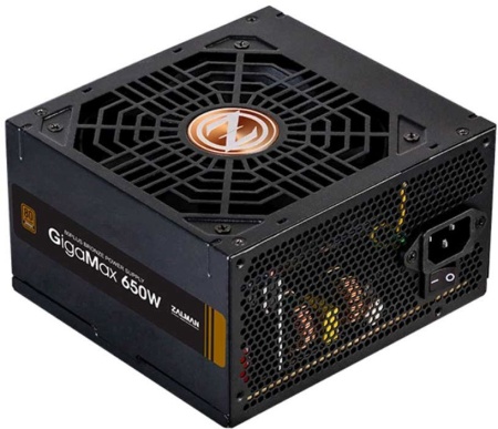 Блок питания Zalman ATX 650W ZM650-GVII 80+ bronze (20+4pin) APFC 120mm fan 5xSATA RTL