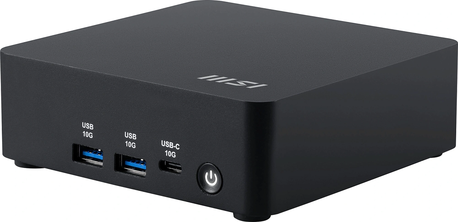 Неттоп MSI Cubi NUC AI 1UMG-061BRU Core Ultra 5 125H (1.2) Arc graphics без ОС 2x2.5GbitEth WiFi BT 120W черный (936-B20911-061)