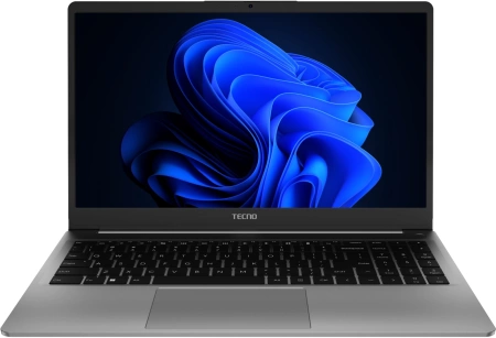 Ноутбук Tecno MegaBook K15SDA Ryzen 5 7430U 8Gb SSD1Tb AMD Radeon Graphics 15.6" IPS WUXGA (1920x1200) Windows 11 Home grey WiFi BT Cam 6060mAh (71003300494)