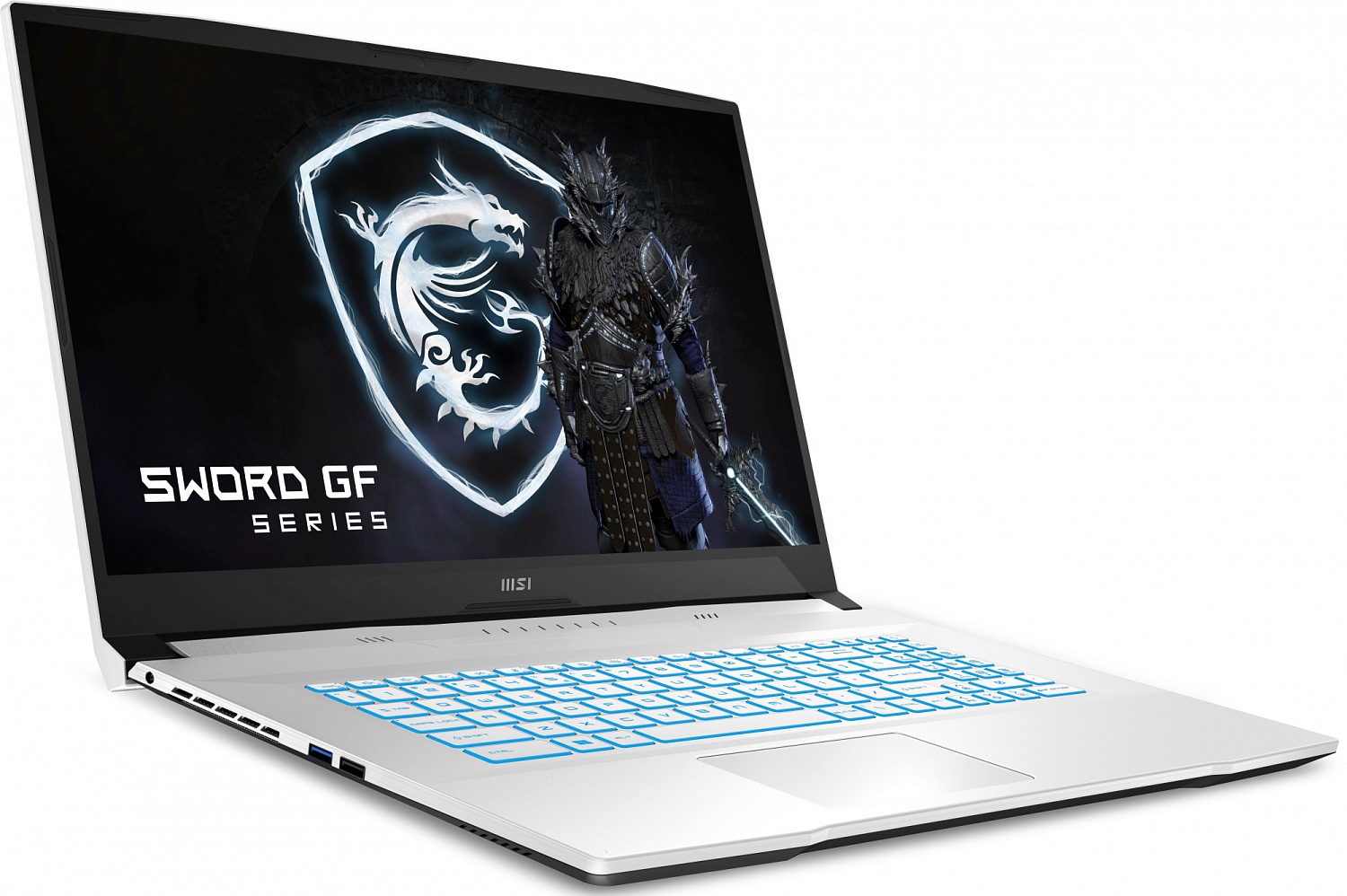 Ноутбук MSI Sword 17 A12UCR-823XRU Core i5 12450H 16Gb SSD512Gb NVIDIA GeForce RTX 3050 4Gb 17.3" IPS FHD (1920x1080) Free DOS white WiFi BT Cam (9S7-17L522-823)