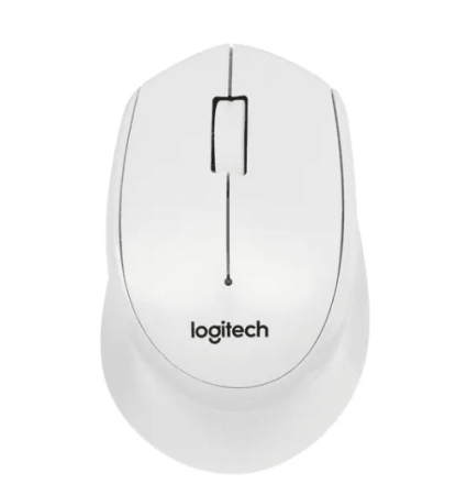 Мышь Logitech M330 Silent Plus белый оптическая (1000dpi) беспроводная USB (2but)
