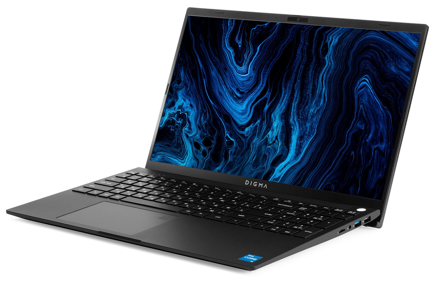 Ноутбук Digma Pro Sprint M Core i5 1135G7 16Gb SSD512Gb Intel Iris Xe graphics 15.6" IPS FHD (1920x1080) Windows 11 Professional dk.grey WiFi BT Cam 4500mAh (DN15P5-ADXW02)
