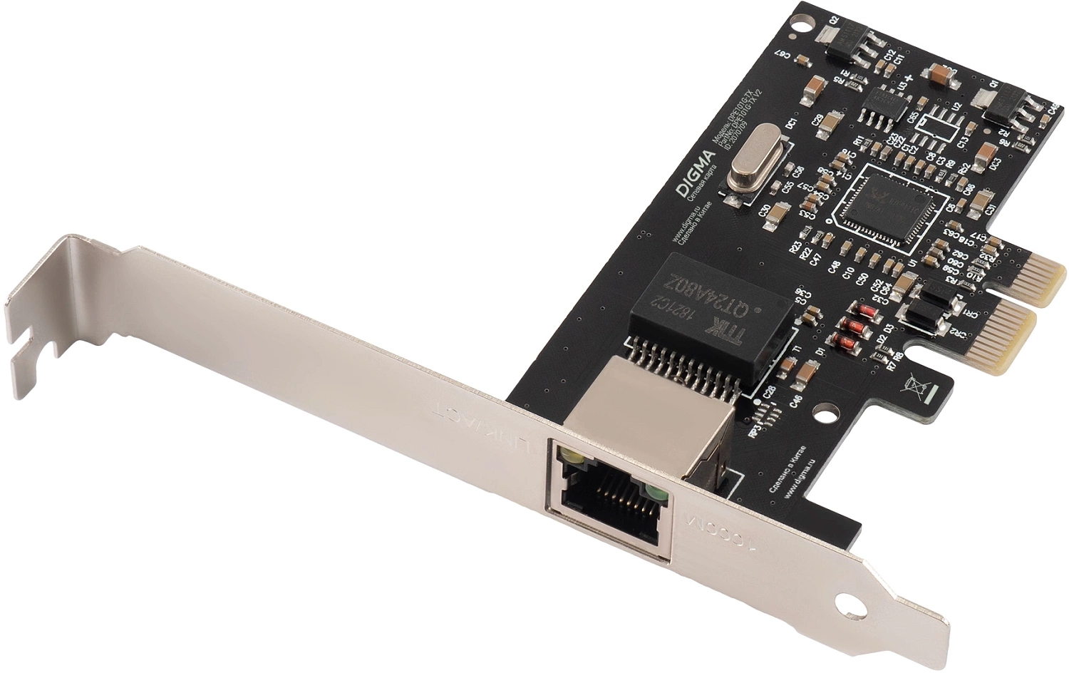 Сетевая карта Gigabit Ethernet Digma DPE101G-TX DPE101G-TX V2 PCI Express