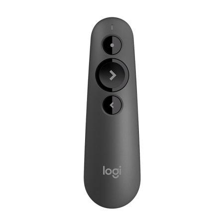 Презентер Logitech R500 Graphite черный, Bluetooth+2.4 GHz, USB-ресивер , 3 программируемых кнопки, лазерная указка, (079045)