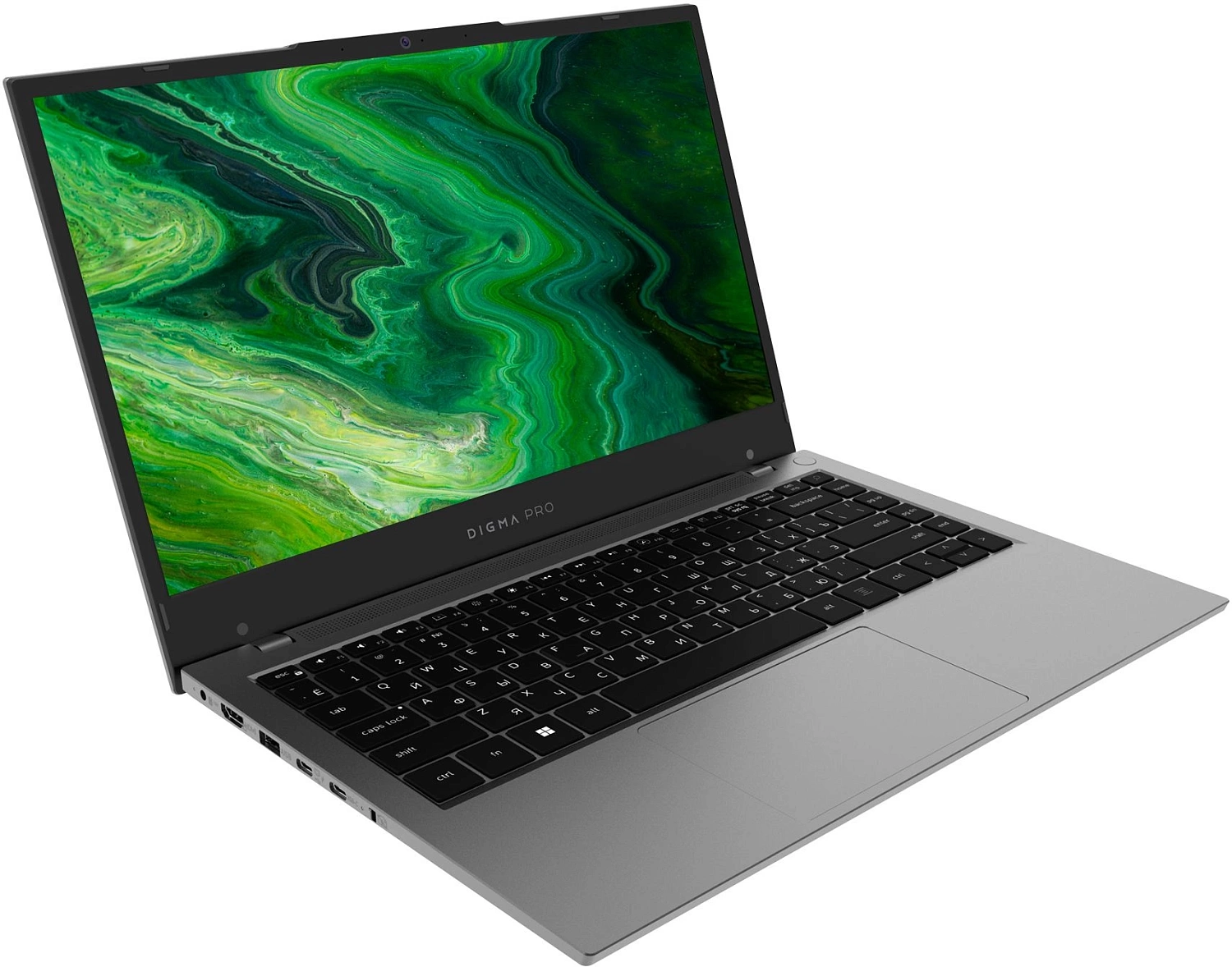 Ноутбук Digma Pro Fortis Core i5 1035G1 16Gb SSD512Gb Intel UHD Graphics 14.1" IPS FHD (1920x1080) Windows 11 Professional grey WiFi BT Cam 4000mAh (DN14P5-ADXW01)