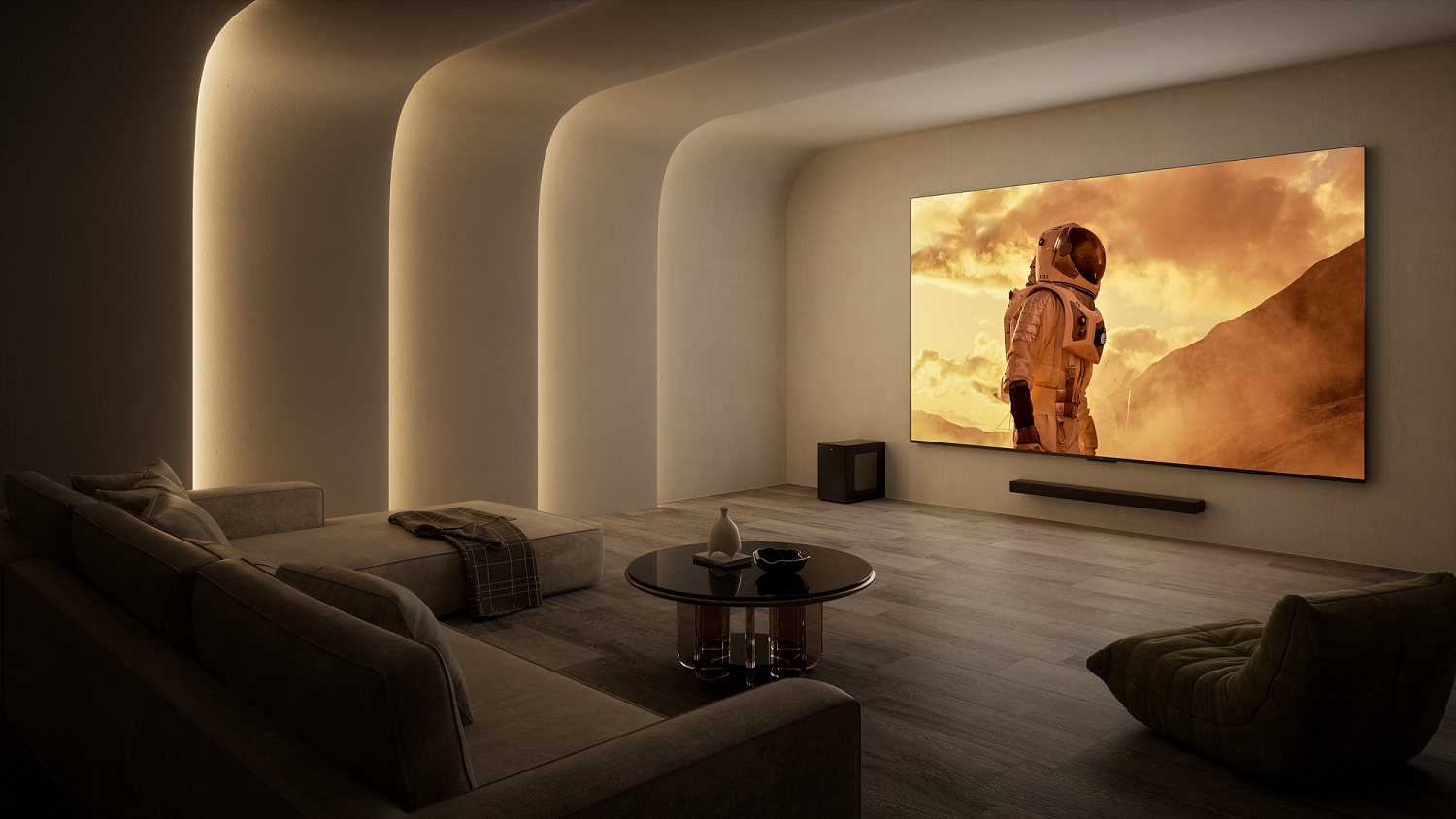 Телевизор QLED TCL 85" 85X955 черный 4K Ultra HD 120Hz DVB-T DVB-T2 DVB-C DVB-S DVB-S2 USB WiFi Smart TV (RUS)