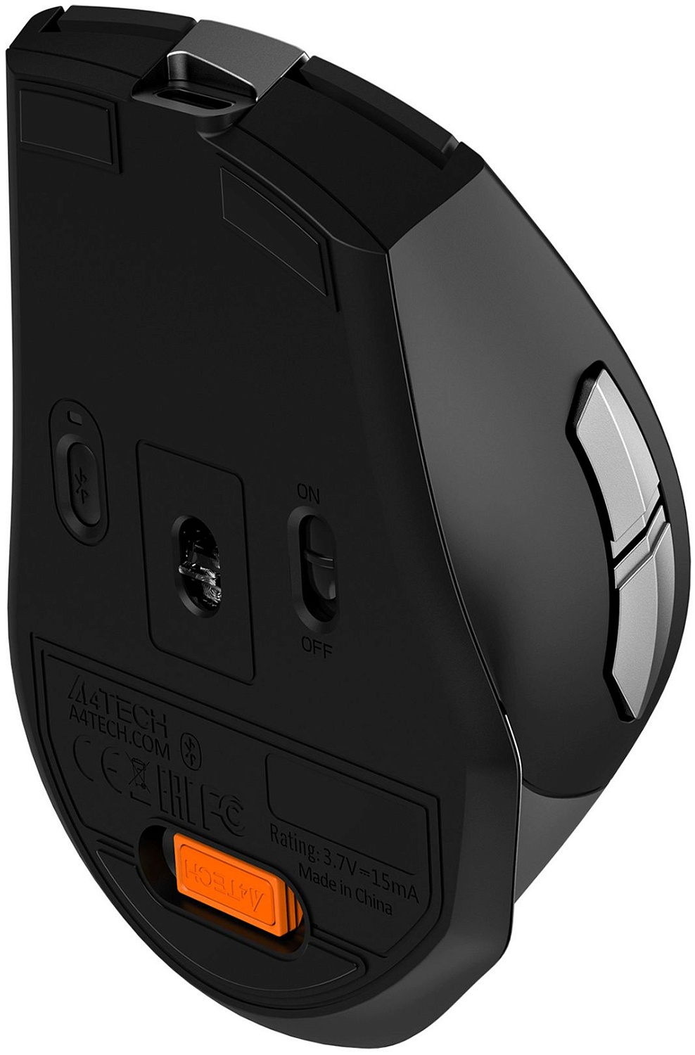 Мышь A4Tech Fstyler FB35CS серый/черный оптическая (2000dpi) silent беспроводная BT/Radio USB (5but) Мышь A4Tech Fstyler FB35CS серый/черный оптическая (2000dpi) silent беспроводная BT/Radio USB (5but)