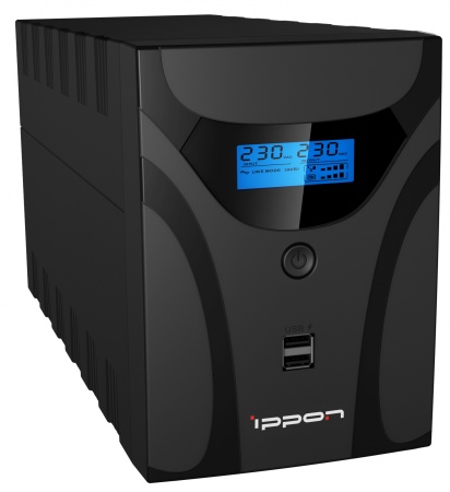 Источник бесперебойного питания Ippon Smart Power Pro II 1600 960Вт 1600ВА черный