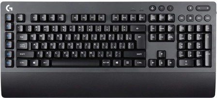 Клавиатура Logitech G613 LIGHTSPEED механическая темно-серый USB беспроводная BT Multimedia for gamer LED (подставка для запястий) (920-008393)