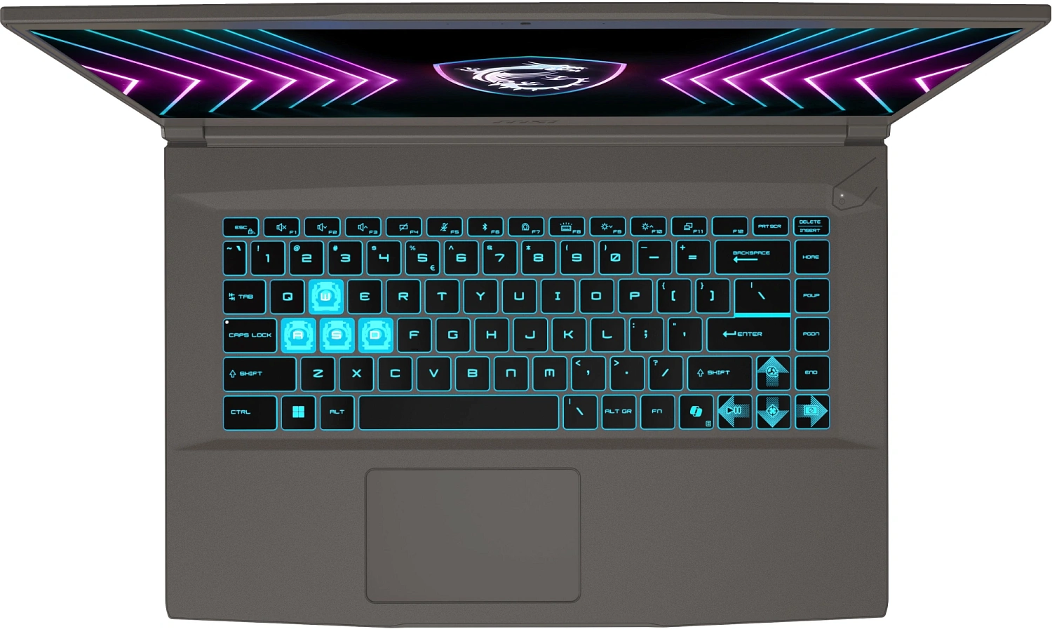 Ноутбук MSI Thin 15 B2RVE-3450XRU Intel Core 5 210H/16Gb/SSD512Gb/RTX4050 6Gb (45W)/15.6"/IPS/FHD/1920x1080/144Hz/NoOS/Cosmos Gray/1.86kg (9S7-16R831-3450)