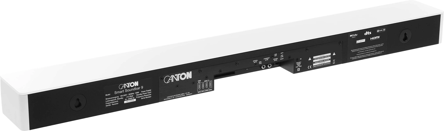 Саундбар Canton Smart Soundbar 9 2.1 300Вт белый