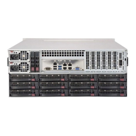 Корпус для сервера Supermicro SuperChassis 4U 847BE1C4-R1K23LPB/noHDD(36)LFF/noopt(2)SFF/7xLP/2x1200/1000WTitanium(12" x 10",13.68" x 13",9.6" x 9.6")/Backplane32xSATA3/SAS3/4xMVme