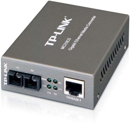 Медиаконвертер TP-Link MC210CS 1000Mbit RJ45 1000Mbit SC