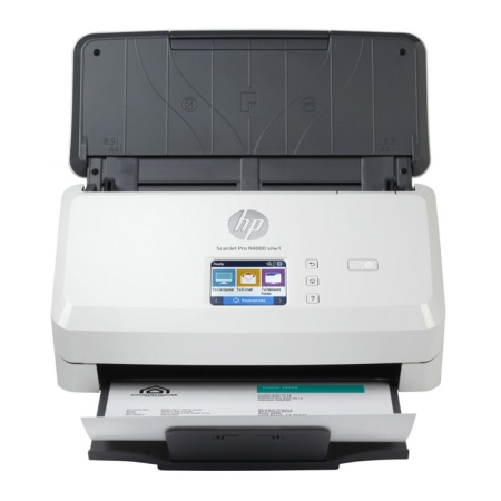 Сканер HP Bad Pack ScanJet Pro N4000 snw1 A4, Протяжный, Цветное, 80 (двуст.)/40(одностр.)стр/мин, 600 х 600dpi, 512Мб, 50АПД, Ethernet/USB/Wi-Fi 6FW08A
 bp