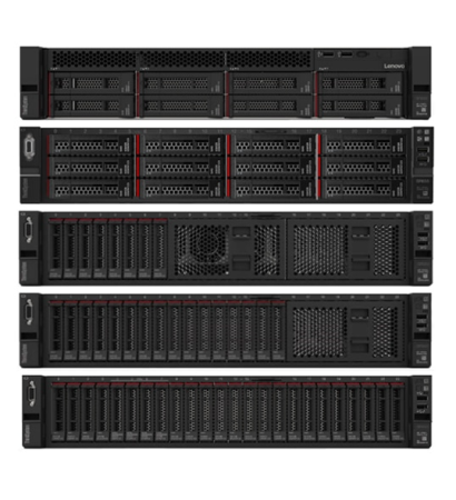 Сервер Lenovo ThinkSystem SR655 Rack 2U,1xEPYC 7702P 64C (2.0GHz/200W),2x25GbE SFP28,1x1100W,2x2.8m p/c,XCP PE w/3Yr SW