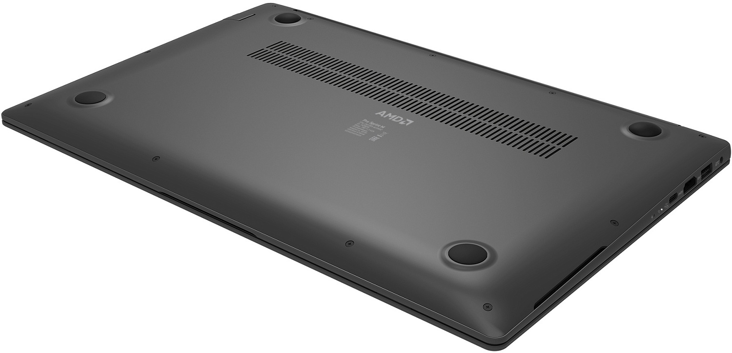 Ноутбук Digma Pro Sprint M Ryzen 7 3700U 8Gb SSD256Gb AMD Radeon RX Vega 10 15.6" IPS FHD (1920x1080) Windows 11 Professional grey WiFi BT Cam 4700mAh (DN15R7-8CXW01)