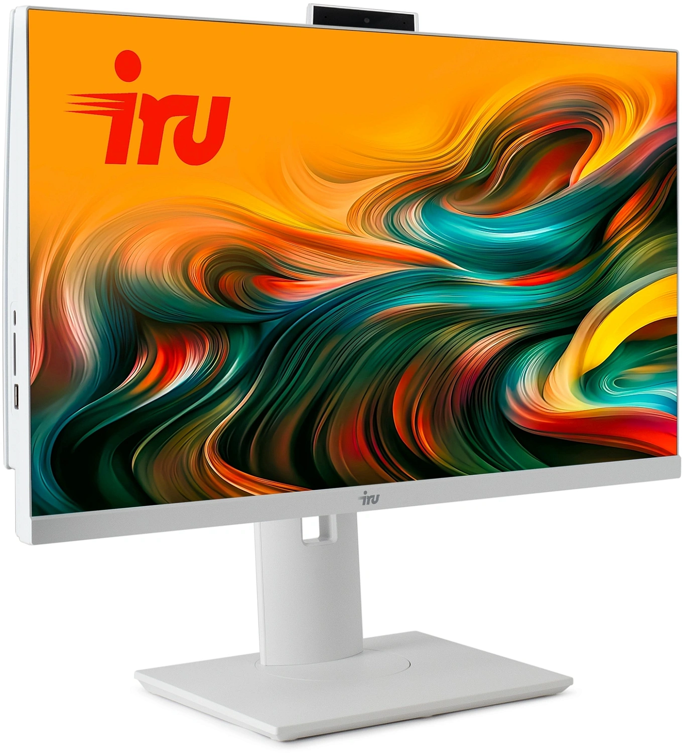 Моноблок IRU Tactio 23IW 23.8" Full HD i5 1235U (1.3) 16Gb SSD512Gb Iris Xe Windows 11 Pro GbitEth WiFi BT 120W Cam белый 1920x1080 (RUS)
