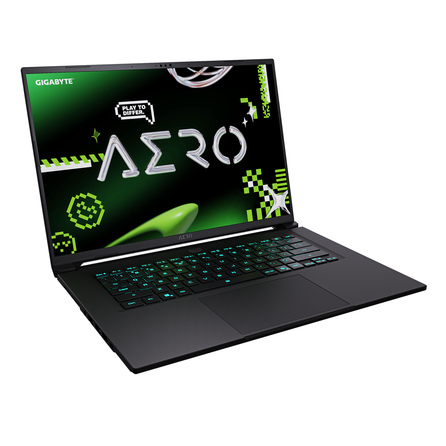 Ноутбук Gigabyte AERO X16 3VH AMD Ryzen 7 260/16Gb (1*16 D5)/SSD512Gb/RTX5060 8Gb (85W)/16"/IPS/WQXGA/2560x1600/165Hz/NoOS/RJ-45/Space Gray/1.9kg