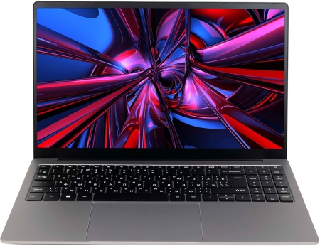 Ноутбук Hiper Office H1574O582DM Core i5 1235U 8Gb SSD256Gb Intel Iris Xe graphics 15.6" IPS FHD (1920x1080) Free DOS 64 grey WiFi BT Cam 4700mAh