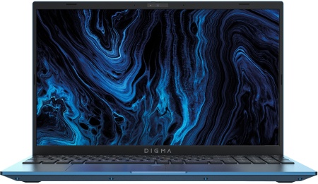 Ноутбук Digma Pro Sprint M Core i7 1165G7 16Gb SSD512Gb Intel Iris Xe graphics 15.6" IPS FHD (1920x1080) Windows 11 Professional blue WiFi BT Cam 4500mAh (DN15P7-ADXW03)