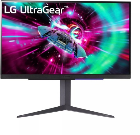 Монитор LG 27" UltraGear 27GR93U-B черный IPS LED 16:9 HDMI матовая HAS Piv 1000:1 320cd 178гр/178гр 3840x2160 144Hz G-Sync DP UHD USB 6.4кг