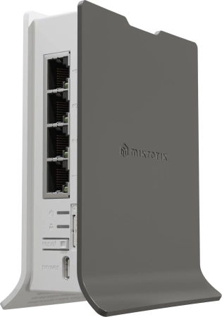Роутер беспроводной MikroTik hAP ax lite LTE6 (L41G-2AXD&FG621-EA) AX600 10/100/1000BASE-TX/3G/4G cat.6 черный