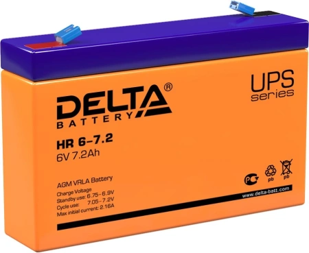 Аккумуляторная батарея DELTA BATTERY HR 6-7.2