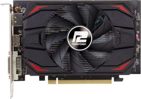 Видеокарта PowerColor PCI-E AXRX 550 4GBD5-DHV2/OC AMD Radeon RX 550 4Gb 128bit GDDR5 1183/6000 DVIx1 HDMIx1 DPx1 HDCP Ret