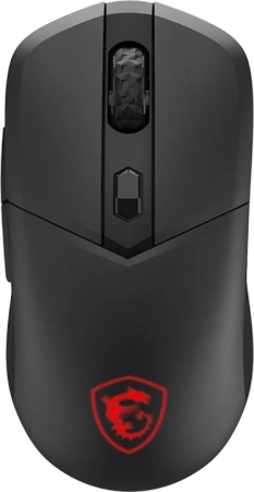 мышь беспроводная Mouse MSI VERSA 300, Wireless, 60g, DPI 8000, Symmetrical design, black