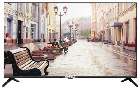 Телевизор LED Supra 40" STV-LC40LT00100F Frameless черный FULL HD 60Hz DVB-T DVB-T2 DVB-C USB (RUS)