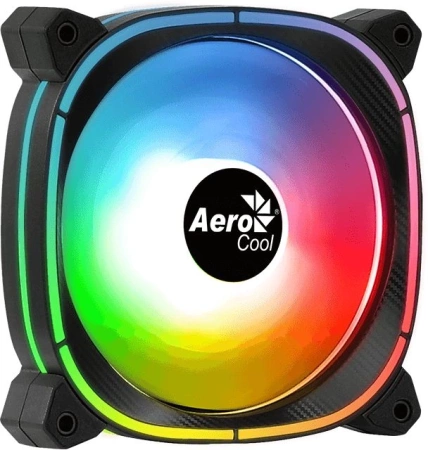 Вентилятор Aerocool Astro 12 F ARGB ARGB 120x120x25mm черный 6-pin 17.5dB Ret