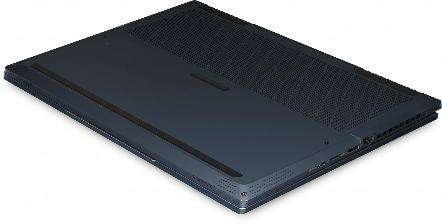 Ноутбук MSI Stealth 16 Studio A13VG-225RU Core i7 13700H 32Gb SSD2Tb NVIDIA GeForce RTX4070 8Gb 16" IPS QHD+ (2560x1600) Windows 11 Home dk.blue WiFi BT Cam (9S7-15F212-225)