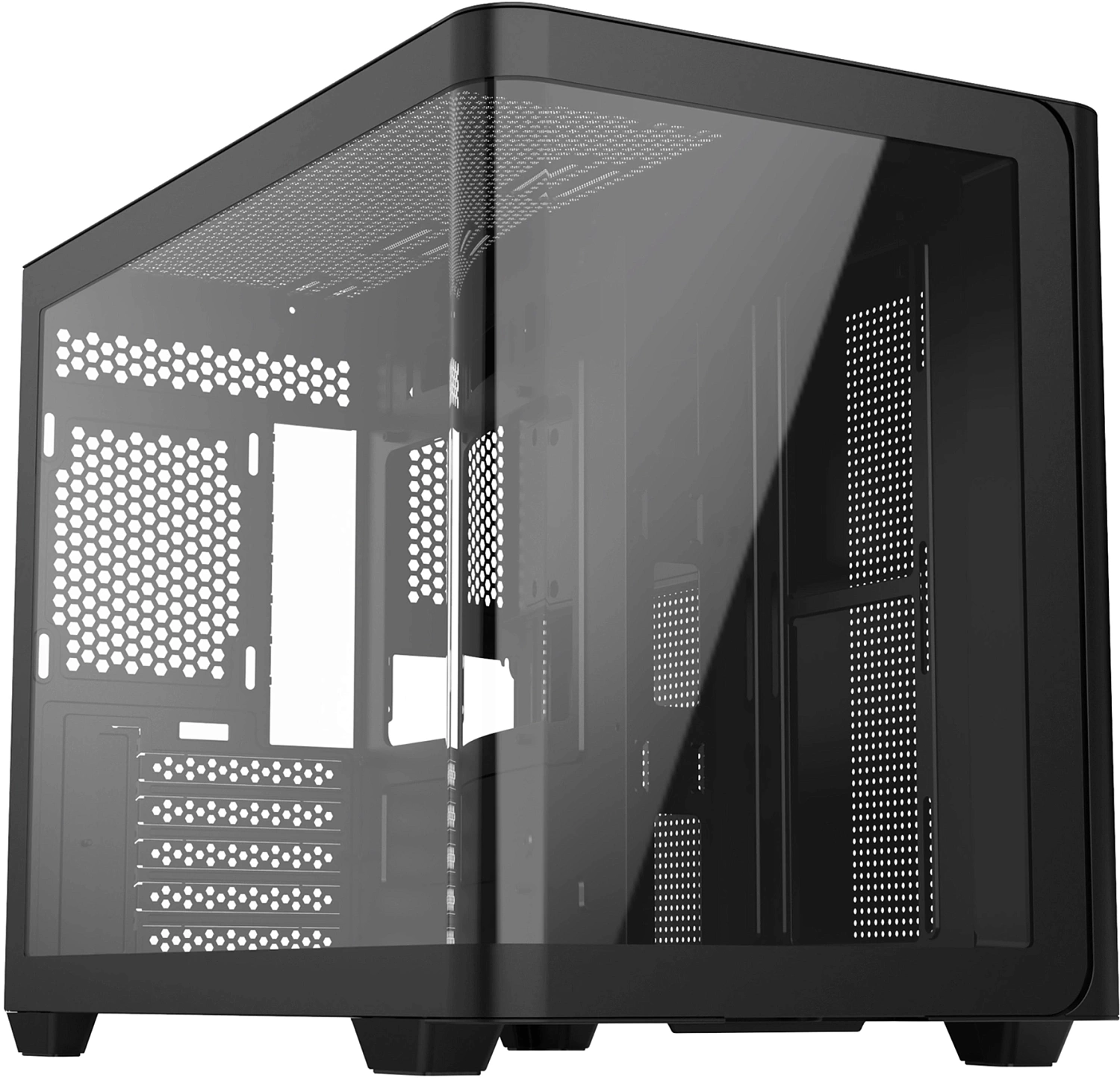 Корпус Bloody BD-CC112 черный без БП mATX 9x120mm 2xUSB3.0 audio bott PSU