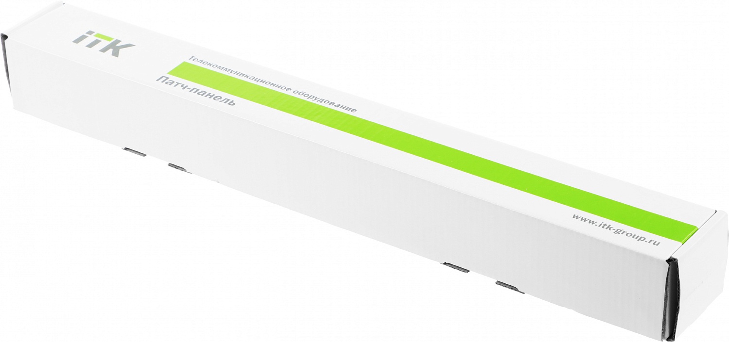 Патч-панель ITK PP24-1UC5EU-D05 19" 1U 24xRJ45 кат.5e UTP