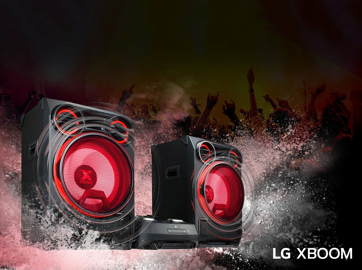 Минисистема LG CK99+NK99 черный 5000Вт CD CDRW FM USB BT