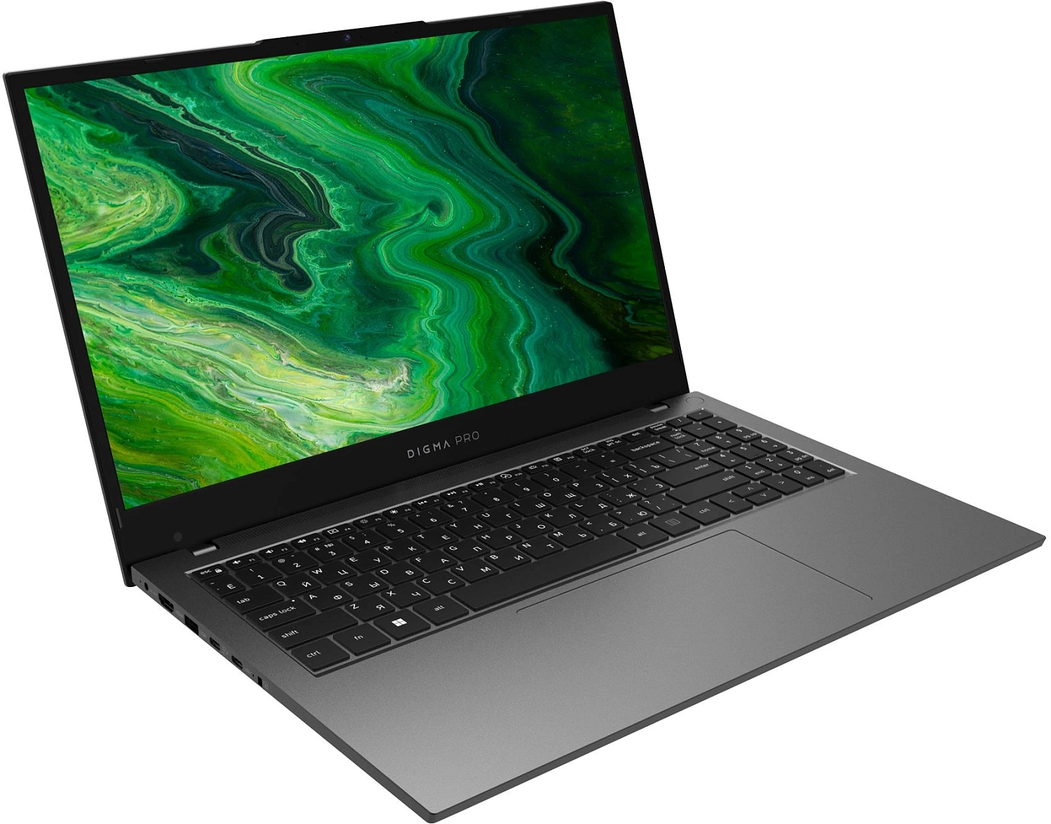 Ноутбук Digma Pro Fortis Core i5 1035G1 16Gb SSD512Gb Intel UHD Graphics 15.6" IPS FHD (1920x1080) Windows 11 Professional grey WiFi BT Cam 4250mAh (DN15P5-ADXW03)