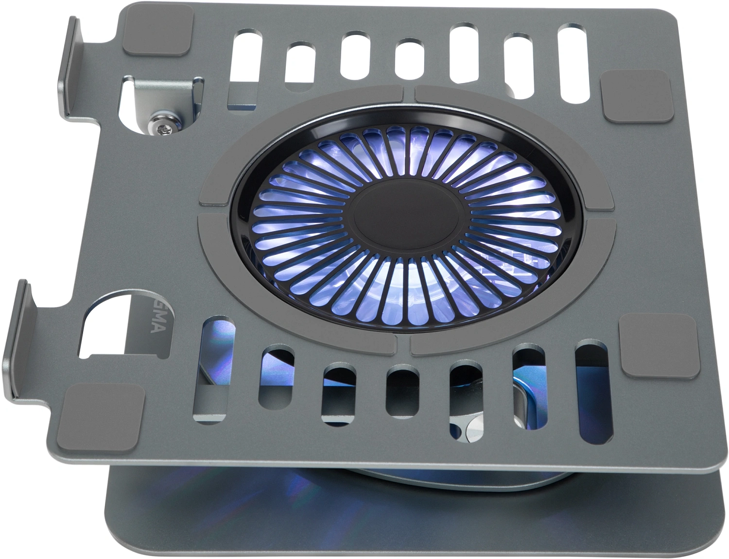 Подставка для ноутбука Digma D-NCP170-1xRGB110-360 17" 240x230x50мм 2xUSB 1x алюминий серый Подставка для ноутбука Digma D-NCP170-1xRGB110-360 17" 240x230x50мм 2xUSB 1x алюминий серый