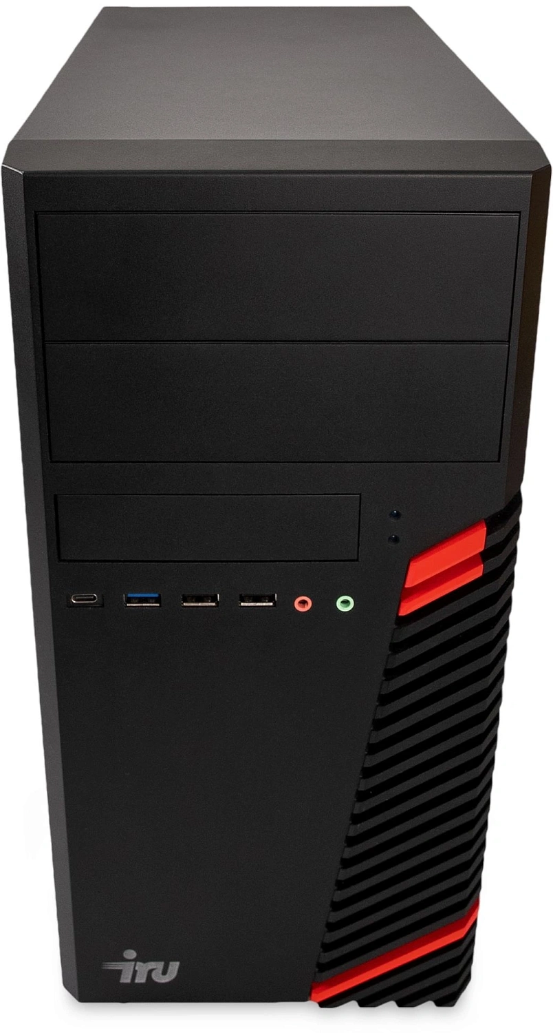 ПК IRU Planio 310H6SM MT i5 12400 (2.5) 8Gb SSD256Gb UHDG 730 Windows 11 Pro 64 GbitEth 450W черный (RUS) (2161264)