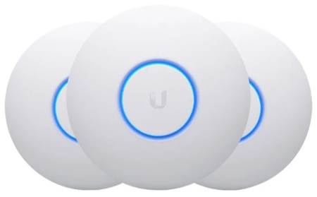 UniFi AP NanoHD (3-pack) [UAP-nanoHD-3] Ubiquiti точка доступа 2.4+5 ГГц, ac Wave2, 4х4 MU-MIMO, 802.3af, 1х 1G Ethernet (3-pack) (025027) {4}