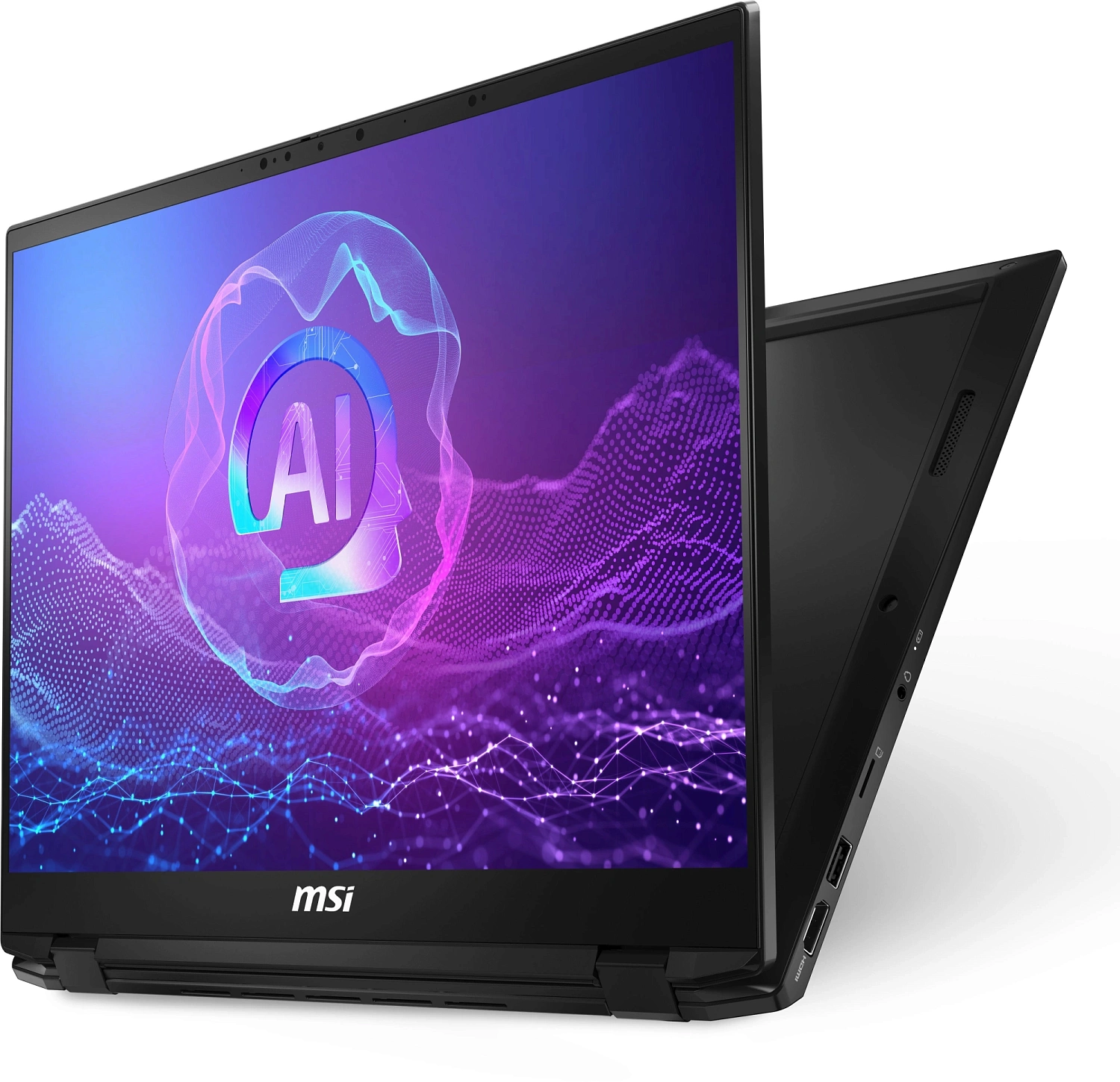 Ноутбук MSI SummitPro 16 AI A2HVETG-084RU Intel Core Ultra 9 285H/32Gb (soldered D5)/SSD1Tb/RTX4050 6Gb (45W)/16"/IPS/Touch/WQXGA/2560x1600/165Hz/Win11Pro/Black/2.1kg