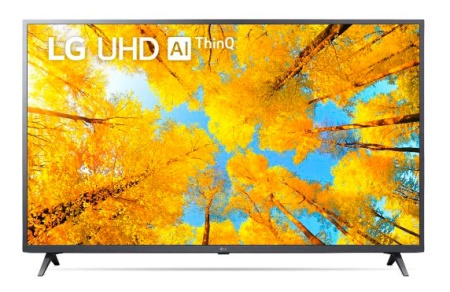 Телевизор LED LG 65" 65UQ76003LD.ADKG металлический серый 4K Ultra HD 60Hz DVB-T DVB-T2 DVB-C DVB-S DVB-S2 USB WiFi Smart TV (RUS)