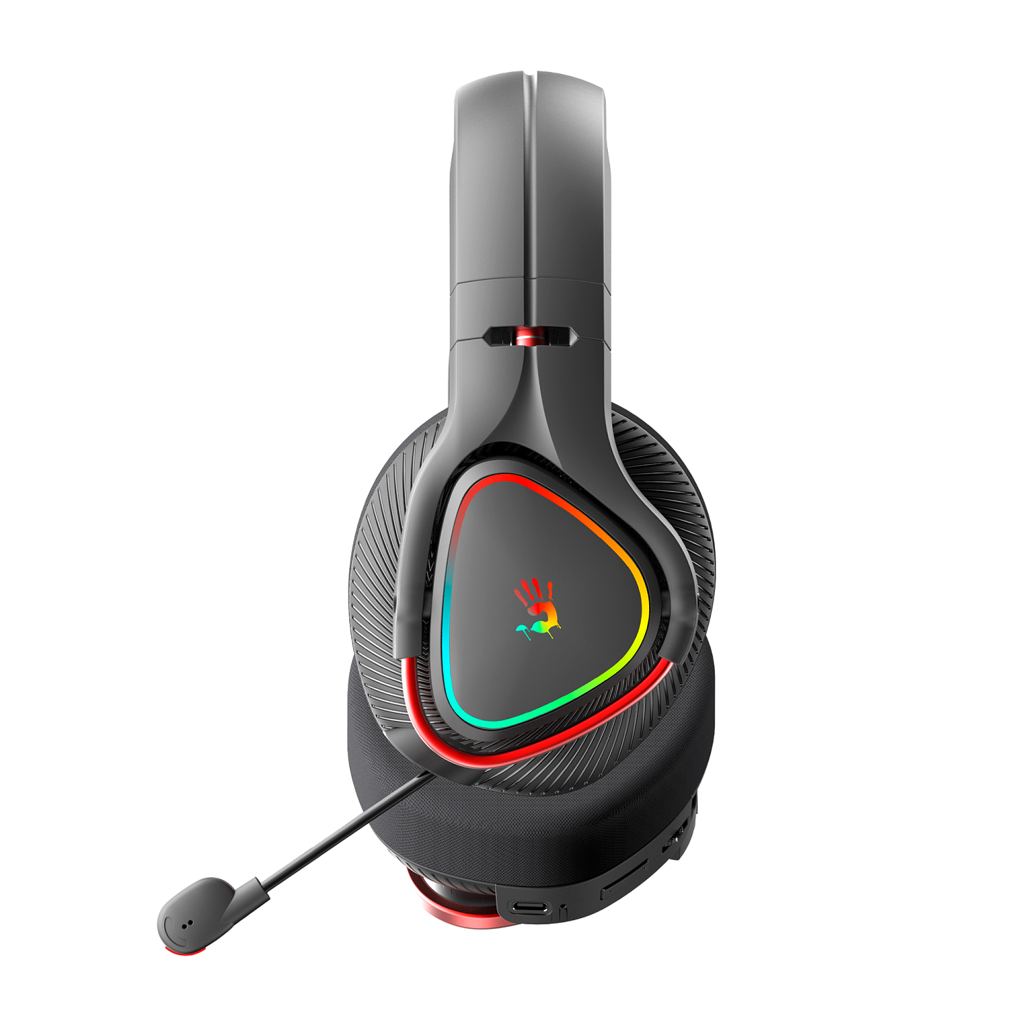 Наушники с микрофоном A4Tech Bloody MR710 черный 1.5м мониторные BT/Radio оголовье (MR710 BLACK)