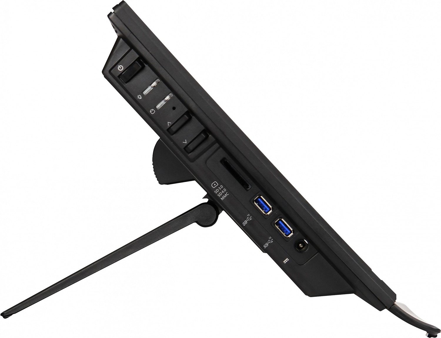 Моноблок MSI PRO AP162T ADL AiO 15,6" FHD(1920x1080)IPS AG Single Touch,Intel N100 (0.1GHz),4Gb DDR4,128GB SSD,2*COM port,VGA,Intel UHD,WiFi,BT,camera,Wired KB&mouse Eng/Rus,noOS,1y war-ty,Black