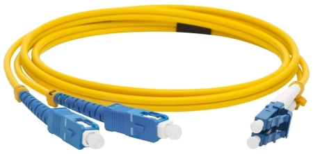 Патч-корд Lanmaster LAN-2LC-2SC/SU-2.0 2x9/125 OS1/OS2 LC дуплекс-SC дуплекс 2м