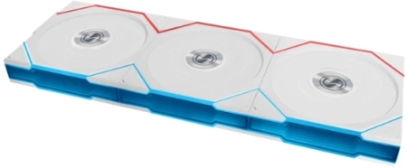 Вентилятор для корпуса Lian-Li Uni Fan TL Wireless 120 ARGB 120х120x28 белый 7-pin 33дБ (упак.:3шт) (G99.12TL1W3W.R0) Ret